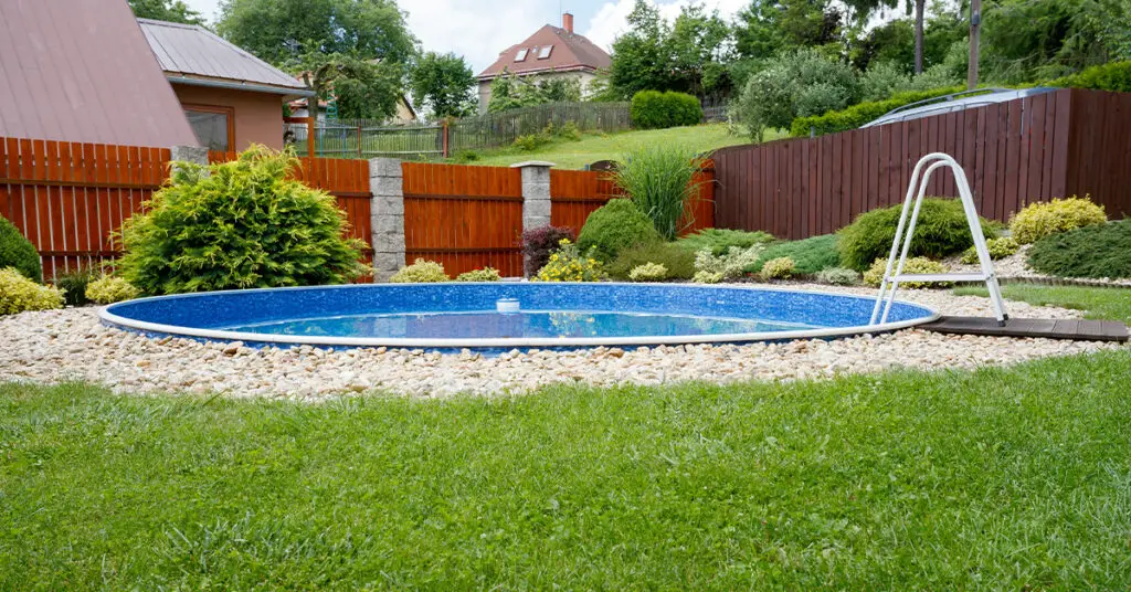 Small pool in tenant's backyard